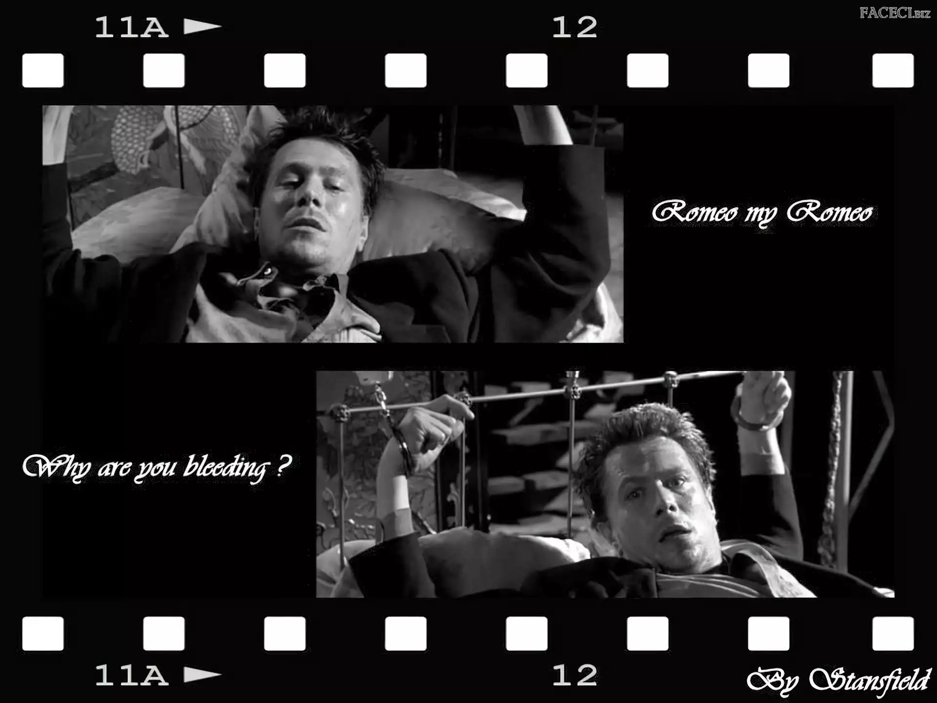 kajdanki, Gary Oldman, łóżko